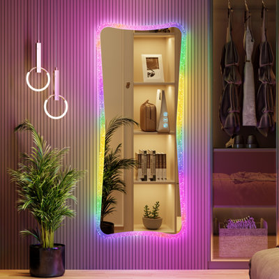 Miroir pleine grandeur avec lumières Eann