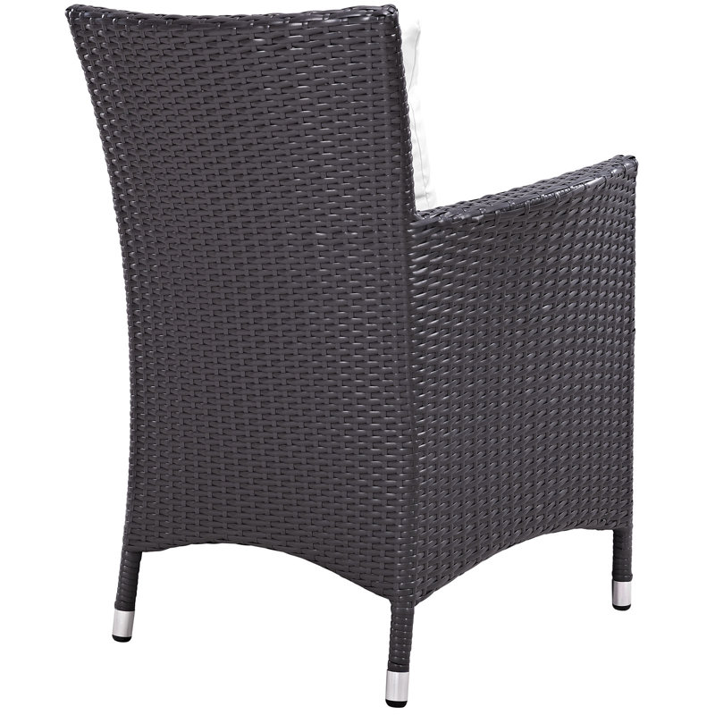 Ensemble de chaises de salle à manger d'extérieur Gather , Espresso/blanc
