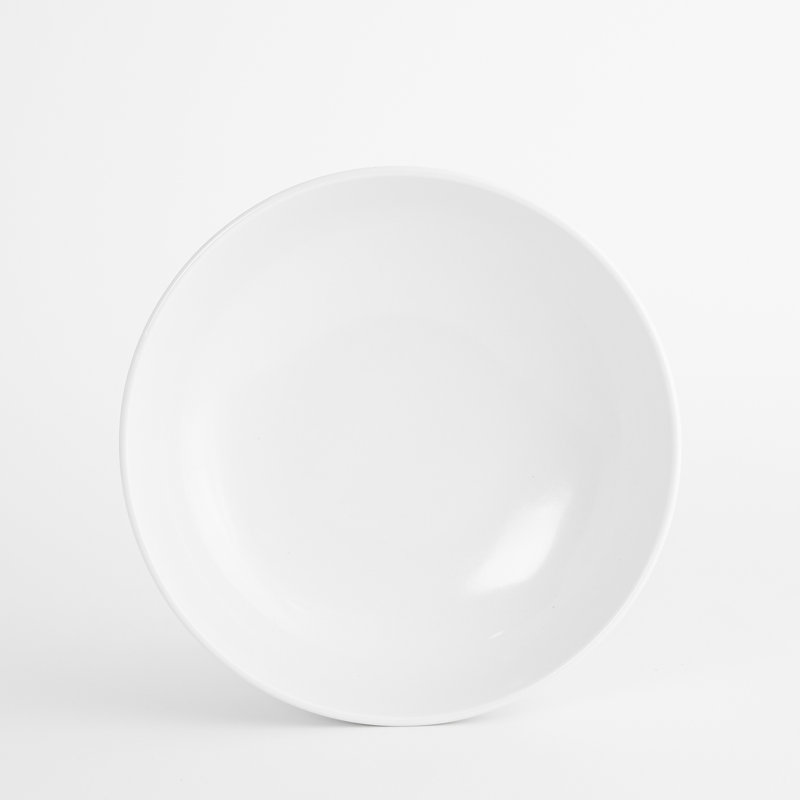 Euro Essential 9.25'' Bistro Bowl - (Set of Four), White Semi Matte