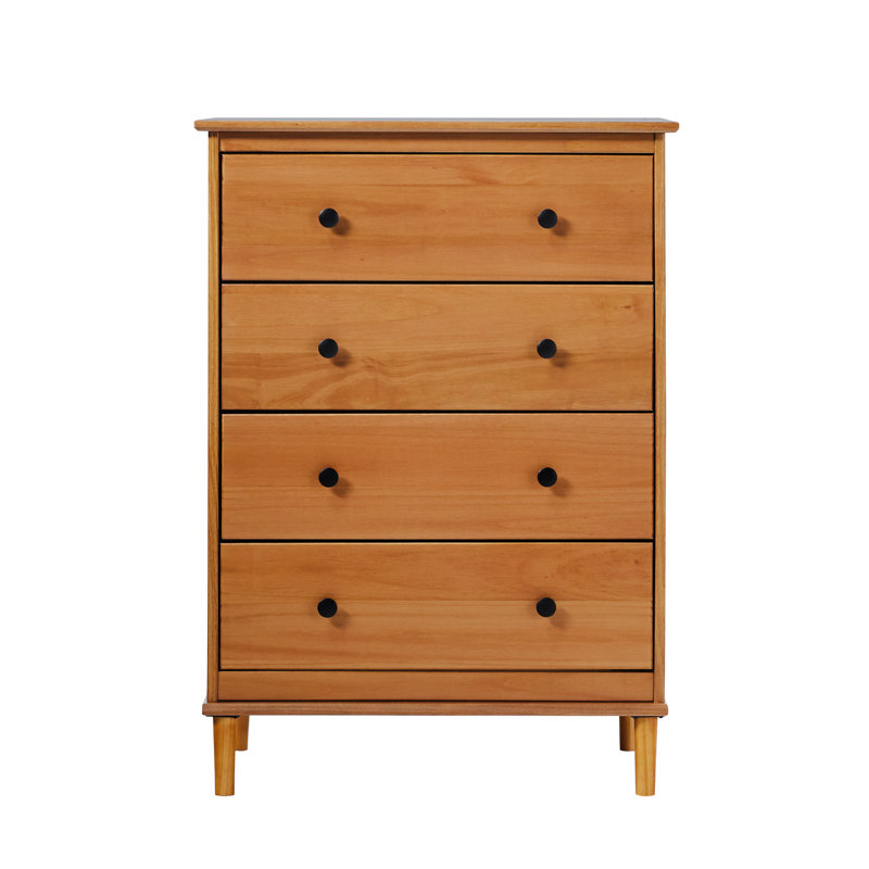 Commode 4 tiroirs Haney, Caramel