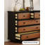 Commode d'appoint rétro grande capacité simple