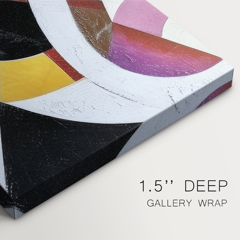 Abstract Series 1 #XL-Wide Gallery Wrapped Canvas, 12" H x 30" W