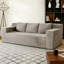 Canapé modulaire en tissu velours côtelé l 71 po x P 36 po x H 16 po Aura Collection