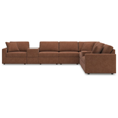 Chobanyan 8-Piece Sectional With Storage Consoles