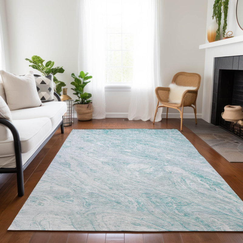 Tapis intérieur / extérieur Michaella, Rectangle 10 pi x 14 pi