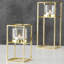 Ensemble de porte-votives en métal 2 pièces
