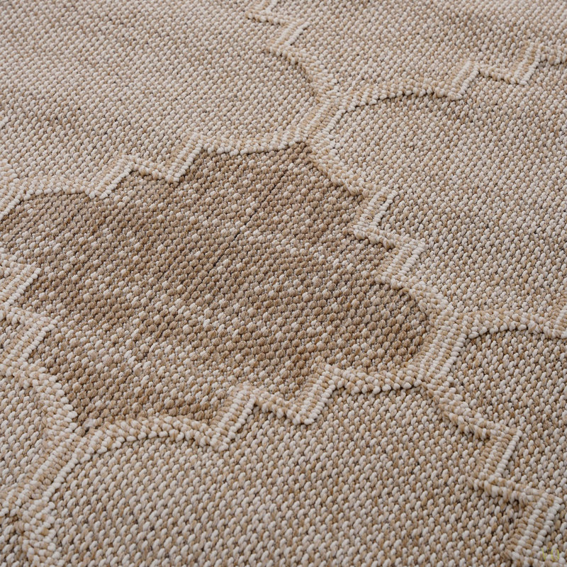 Tapis intérieur / extérieur 4X6 Trellis, Rectangle 4 pi x 6 pi 2 po