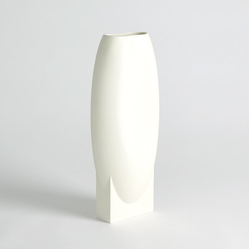 Orpheus Vase-Lg, White, 22"