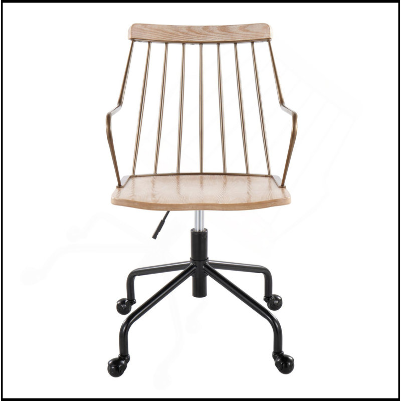 Chaise de bureau confortable et ergonomique avec réglages réglables et look élégant, Blanchies