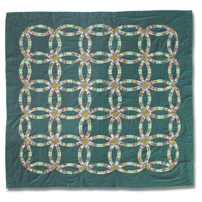 Cotton Geometric Shower Curtain with Hooks Included