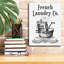 Epic Graffiti «French Laundry Co.»  sur toile par 12 "x 16"