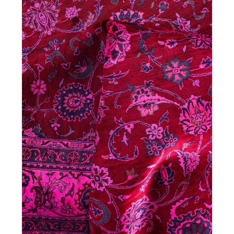 Overdyed One-of-a-Kind 6' 1" X 8' 10" Hand Knotted Area Rug
