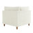 Seemab Upholstered Beige Corduroy Armchair with Pillow Back, One Arm Single Chair Module Part For Sectional Sofa-1038834464