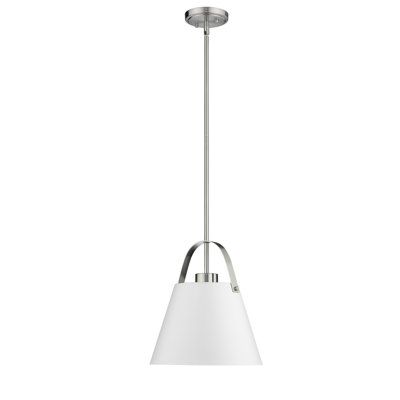 Luminaire suspendu conique à 1 lumière Chrisha