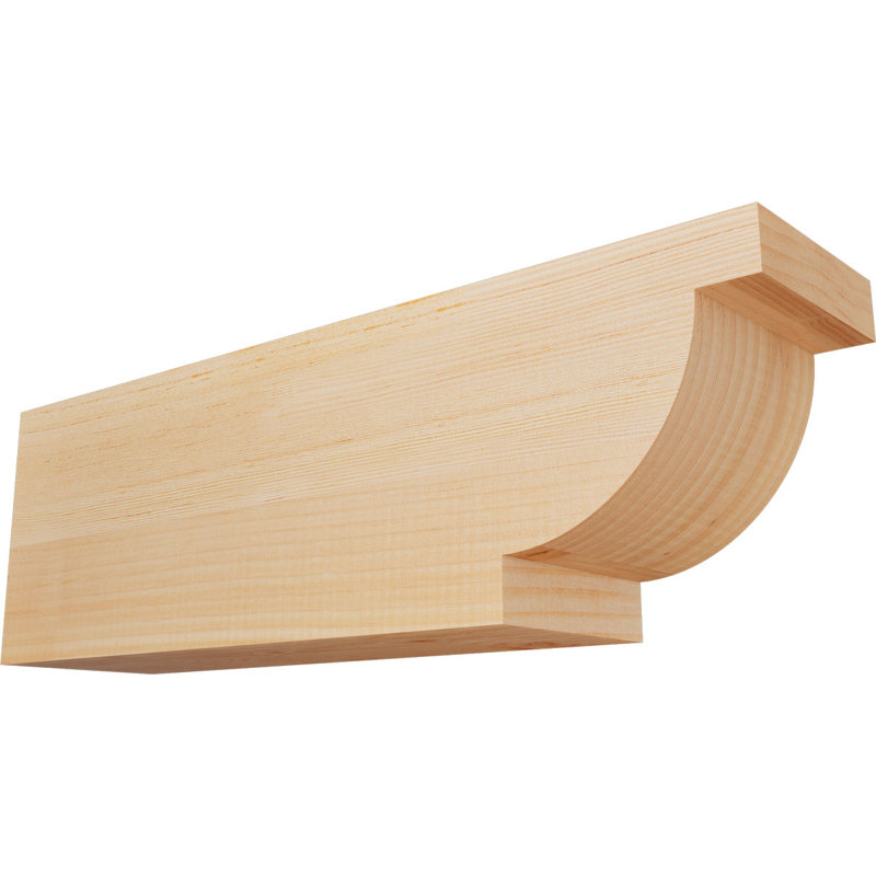 Queue Alpine, Sapin de Douglas, H 8 po x l 24 po x P 5,5 po