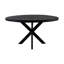 Angilina Round Solid Wood Top Metal Base Dining Table-385853469-385853444