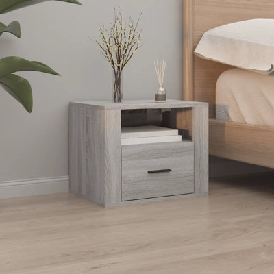 Jalaysia 50cm W Manufactured Wood Bedside Table