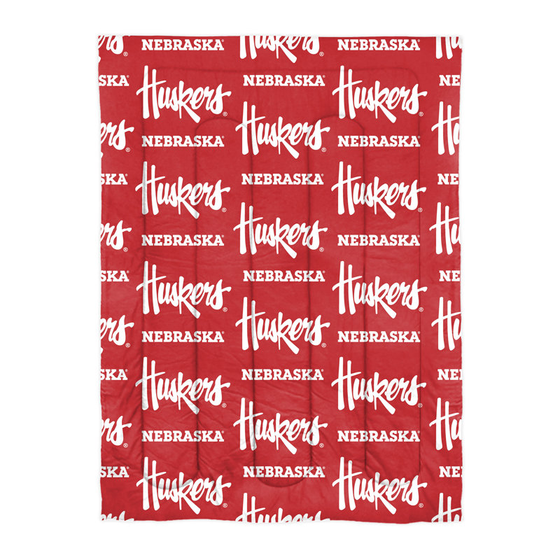 Polyester Comforter, NCAA University of Nebraska, Lincoln