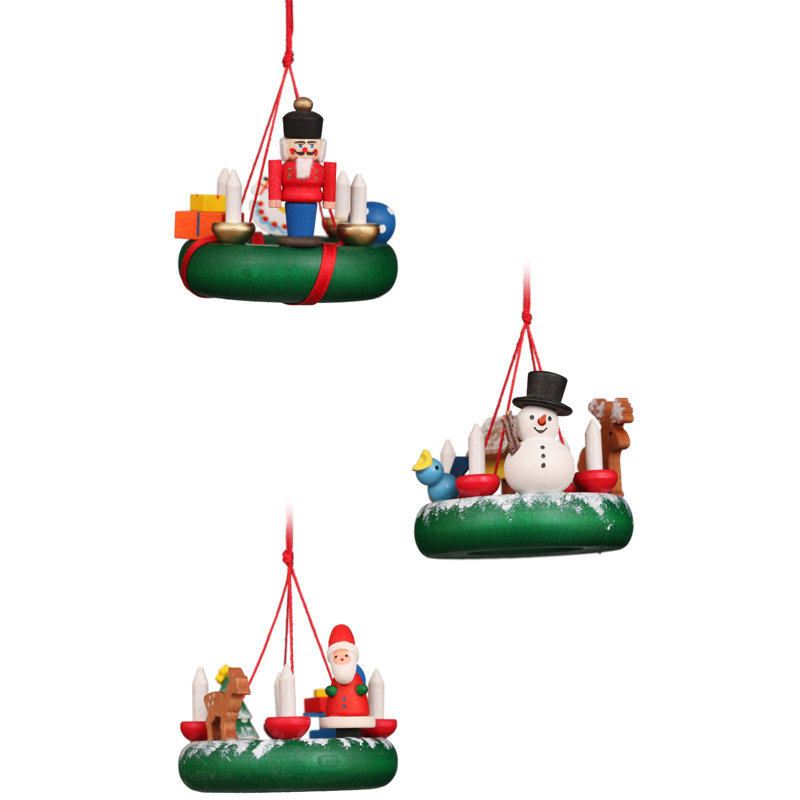 Christian Ulbricht Ornaments - Assorted Wreaths (Set Of 6)