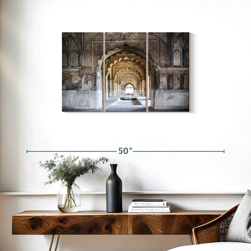 Nicci Red Fort Arches, 20" H x 33" W