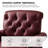 Alesha 36.5"W Traditional Cowhide Genuine Leather Accent Chair with Tufted Back-906151121