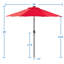 Parasol de marché Bucci-1259527875