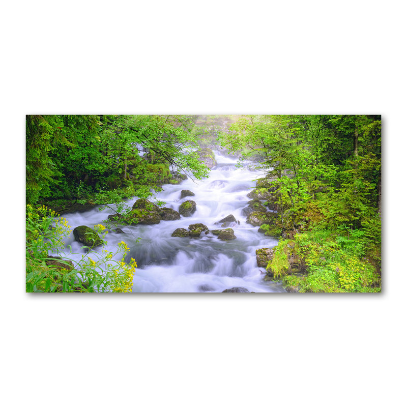 Union Rustic Mountain River - Wrapped Canvas Art Prints | Wayfair.co.uk