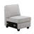 Linen 7Pc Modular L-Shape Sectional Sofa And Ottoman