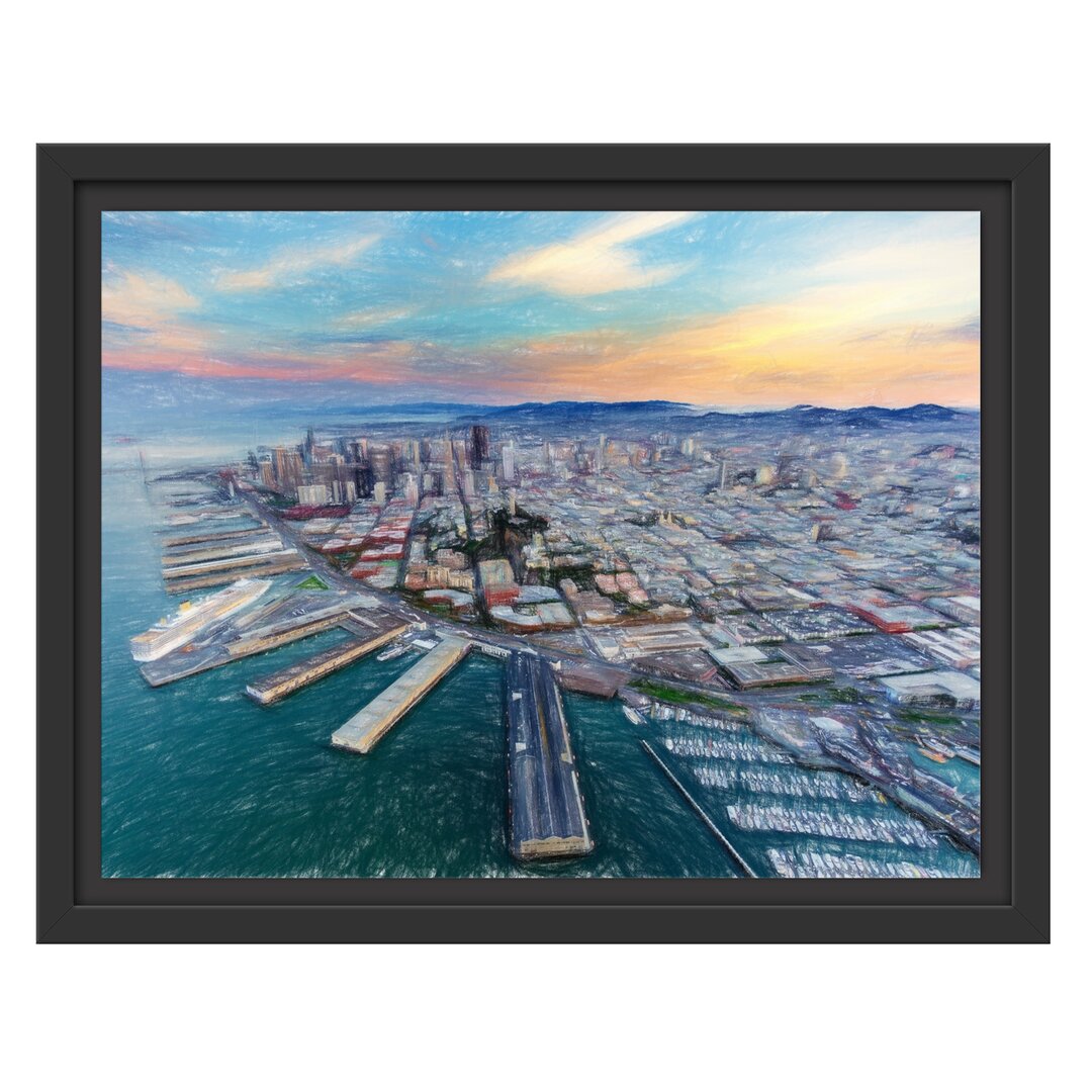 Gerahmtes Wandbild San Francisco