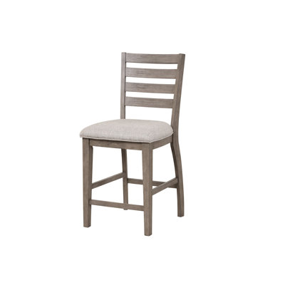 Counter Side Dining Stool W/ Ladder Back