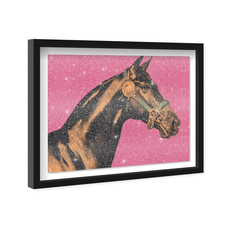 Hue Equine IV Framed Graphic Art, 31.5"H x 25.5"W, Black Shadowbox