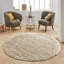 Verona Thick Beige Shaggy Area Rug – Soft Pile, Non-Slip, Durable Polypropylene Carpet for Living Room, Bedroom & Hallway-39427412