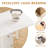 No Assembly Required, 58.9'' Folding Dining Table For Small Space, Rectangular Wooden Extendable Dinning Table With Wheels And Storage For Dining Room-98839869