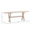 Console en bois massif Anissa