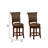 Upholstered Counter Stool with Solid Wood Frame