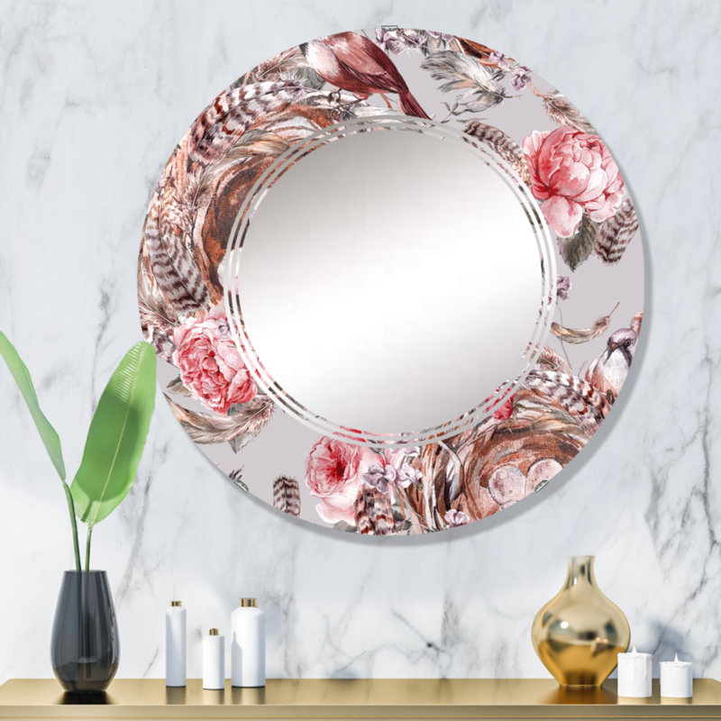 Circle Mirror, 32" x 32"