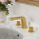 AquaSpa Widespread Bathroom Faucet 3 Hole, 2-handle Bathroom Sink Faucet