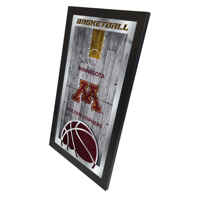 « basket mirror », impression encadrée NCAA, Minnesota