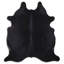 Tapis en cuir de vache noir personnalisé-992324139