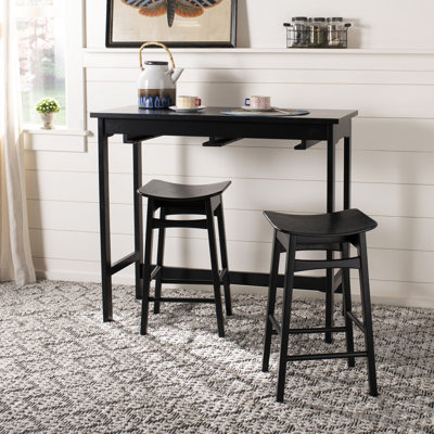 Donegal Counter Height Dining Set 3-Piece – Stylish Table with Clever Stool Storage for Modern Homes