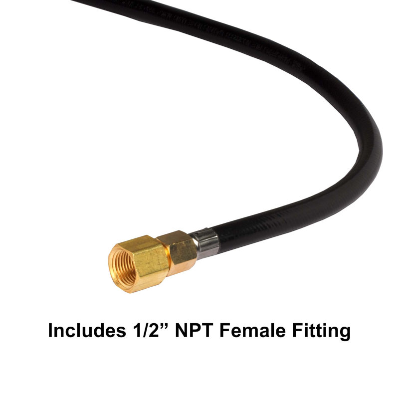 Régulateur de propane réglable à haute pression (0 à 20 PSI) pour foyer au gaz, filetage 1/2 NPT, certifié CSA