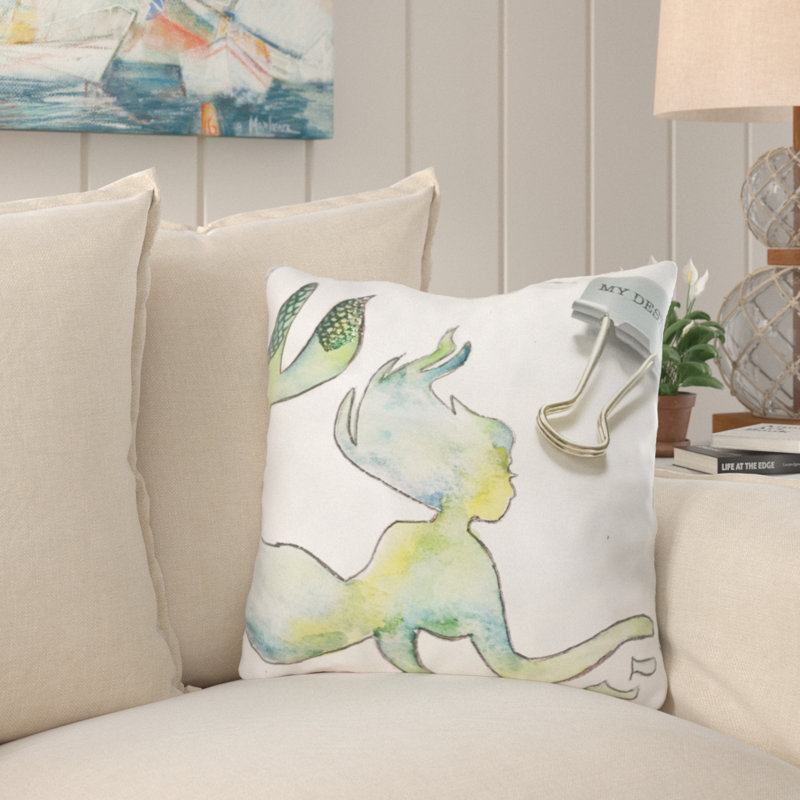Coussin sirène Jurnee, Microsuède, Intérieur