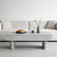 Table basse Mid-Century moderne avec tiroir cannelé-880173051
