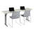 Rectangular Blow-Molded Plastic Folding Training Seminar Table-61206870-61206868