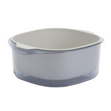 Basic Essentials Double Layer Colander Set, Gray