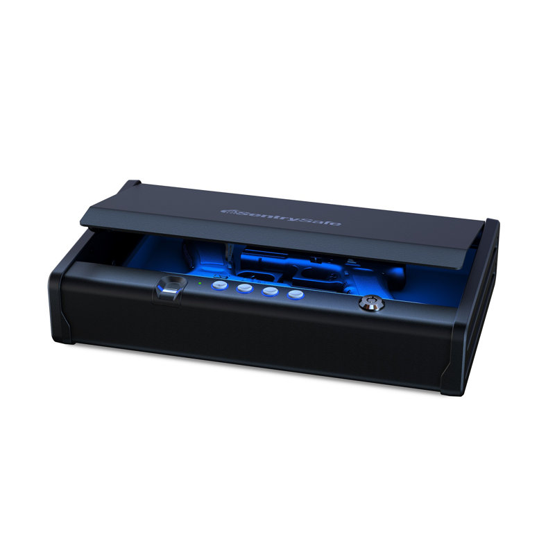 SentrySafe 0.12 CuFt. Dual Pistol Safe with Biometric Dual Lock