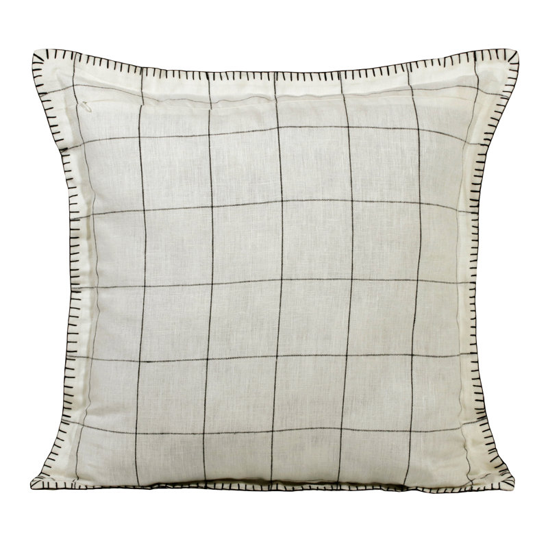 Housse de coussin Plaid, Housse de coussin seulement - sans coussin