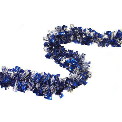 12' x 4" Tinsel Christmas Garland - Unlit