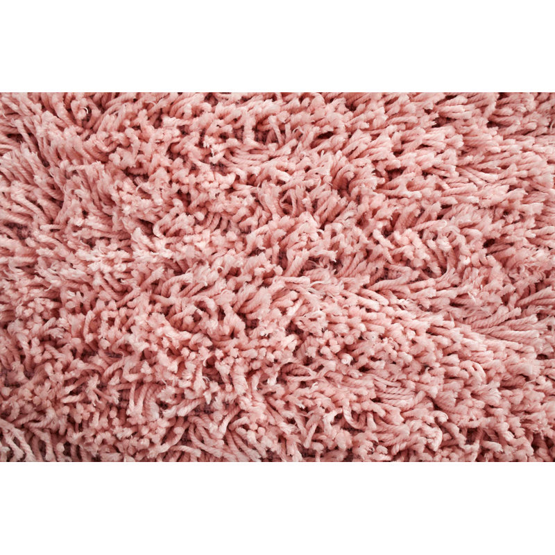 Tapis rosé fait à la main Mecosta, 60 po x 84 po