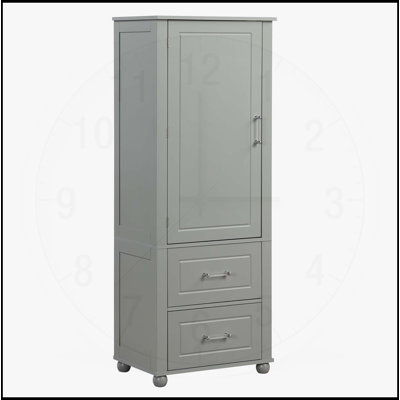Meuble-lavabo compact de 20,3 pouces avec lavabo, porte à fermeture douce et rangement fonctionnel, parfait pour les petites salles de bain modernes.